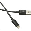 USB kabelis C-Tech USB-A - Žaibas 1 m Juodas (BB- APL- 10B)