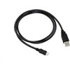 USB kabelis C-Tech USB-A - mikroUSB 0, 5 m Juoda (BC- USB2M- 05B)