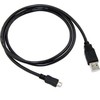 C-Tech USB laidas USB-A – microUSB 2 m juodas (CB-USB2M-20B)