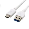 USB laidas C-Tech USB-A - USB-C 1 m Balta (CB-USB3C-10W)