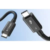 BlitzWolf BW-HDC8 240W USB-C į USB-C kabelis, 0,.5m juodos spalvos