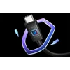 BlitzWolf BW-HDC8 240W USB-C į USB-C kabelis, 0,.5m juodos spalvos