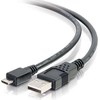 USB C2G USB-A – microUSB kabelis 2 m Juodas (27365)