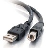 C2G USB 2.0 A/B laidas, 2 m, juodas