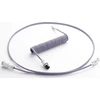Klaviatūra CableMod PRO Coiled Cable susuktas klaviatūros laidas USB-C į USB Type A, Rum Raisin – 150cm