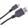 Oem USB - mini USB kabelis Juodas