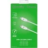 Kabelis USB C Celly USBCUSBCWH Balta 1 m