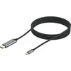 USB kabelis Conceptronic USB-C - HDMI 2 m juoda ir sidabrinė (ABBY10G)