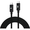 Kabelis USB Conceptronic USB-C - USB-C 1.2 m Juodas (ETTA04B12)