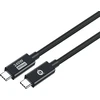 Kabelis USB Conceptronic USB-C - USB-C 2 m Juodas (ETTA04B20)
