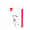 „Crong Armor Link“ – USB-C į USB-C keitiklis 100 W, 5 A, 200 cm, baltas