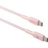 Kabelis USB dbramante dbramante1928 re-charge - USB laidas - 24 kontaktų USB-C (M) į 24 kontaktų USB-C (M) - 1,5 m - pintas laidas, USB-C Power Delivery (60W) - rožinė