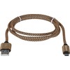 Defender USB AM-MICRO BM 1.0m 2.1A Auksinis