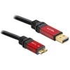 DELOCK kabelis USB 3.0 raudonas A > mikro-B 1,0m