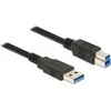 DELOCK Cable USB 3.0 Type-A male > USB 3.0 Type-B male 1,0 m juodas
