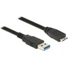 DELOCK Cable USB 3.0 Type-A male > USB 3.0 Type Micro-B male 3.0 m juodas