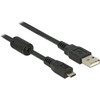 DELOCK kabelis USB2.0-A kištukas prie USB-micro B kištuko 1m