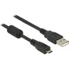 DELOCK kabelis USB2.0-A kištukas prie USB-micro B kištuko 1m