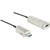 Kabelis USB Delock USB-A - USB-A 20 m Pilka (83739)