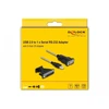 Kabelis USB Delock USB-A - RS-232 1.8 m Juodas (61314)