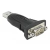 Kabelis USB Delock USB-A - RS-232 0.8 m Juodas (61506)