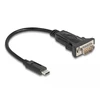 DELOCK adapteris USB Type-C > 1 x serijinis RS-232 D-Sub 9 kontaktų