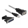 Kabelis USB Delock USB-A – RS-232 1,8 m juodas (61314)
