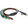 USB kabelis Delock USB krovimo kabelis 4 viename USB A tipo + USB C su Lightning / Micro USB / 2 x USB C tipo 1,20 m