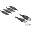 DELOCK Active USB 3.2 Gen 1 A tipo USB iki B tipo USB laidas 20 m