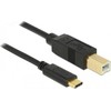 Kabelis USB Delock KABELIS USB-C(M)->B(M) 2.0 4M JUODA DELOCK