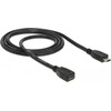 Delock ilgintuvas USB 2.0 tipo Micro-B kištukas > USB 2.0 tipo Micro-B lizdas