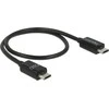 „Delock“ maitinimo paskirstymo kabelis „Micro USB-B“ kištukas > „Micro USB-B“ kištukas OTG