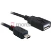 Kabelis USB Delock USB 2.0 A/F - mini USB A/M 0.5 m 82905