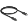 Kabelis USB Delock USB-C - USB-C 0.5 m Juodas (81210)