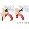 Kabelis USB Delock USB-A - 0.5 m Juodas (85175)