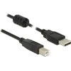 Kabelis USB Delock USB-A - USB-B 1.5 m Juodas (84896)