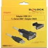 Kabelis USB Delock USB-A - 1.8 m Juodas (61308)