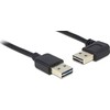 Kabelis USB Delock USB-A - 2 m Juodas (85557)