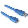 Delock kabelis USB 3.0 tipo A kištukas > USB 3.0 tipo Micro-B kištukas 2 m mėlynas