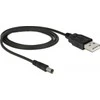 Delock Kabelis USB Power > DC 5,5 x 2,1 mm Stecker 1,0 m