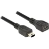 Kabelis USB Delock USB-A - miniUSB 1 m Juodas (82667)