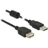 Kabelis USB Delock USB-A - USB-A 0.5 m Juodas (84882)