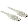 USB kabelis Delock USB-A - USB-A 0,5 m permatomas (83886)