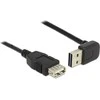 Kabelis USB Delock USB-A - USB-A 1 m Juodas (83460)
