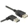 USB kabelis Delock USB-A - USB-A 1 m Juodas (83551)