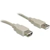 Kabelis USB Delock USB-A - USB-A 1,8 m Baltas (82239)
