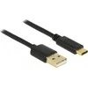 Delock kabelis USB 2.0 Type-A kištukas > Type-C™ 2.0 kištukas 4,0 m juodas