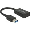 Šakotuvas Delock 65698 - 0.15 m - USB A - USB C - 3.2 Gen 2 (3.1 Gen 2) - Male/Female - Juodas
