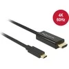 USB kabelis Delock USB-C – HDMI 3 m juodas (85292)