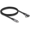 Kabelis USB Delock USB-C - USB-C 1 m Juodas (81131)